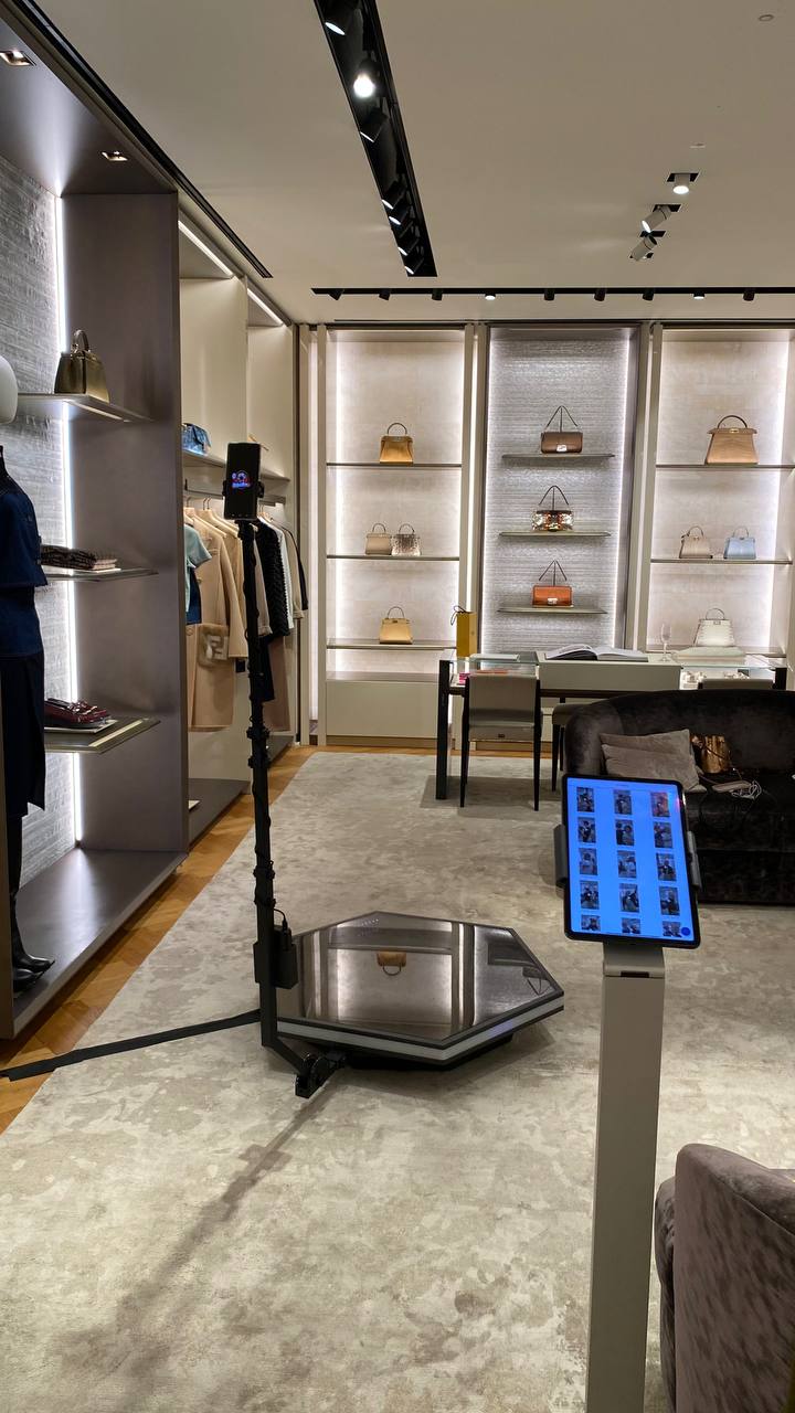 360° VideoBox im Fendi Store Wien